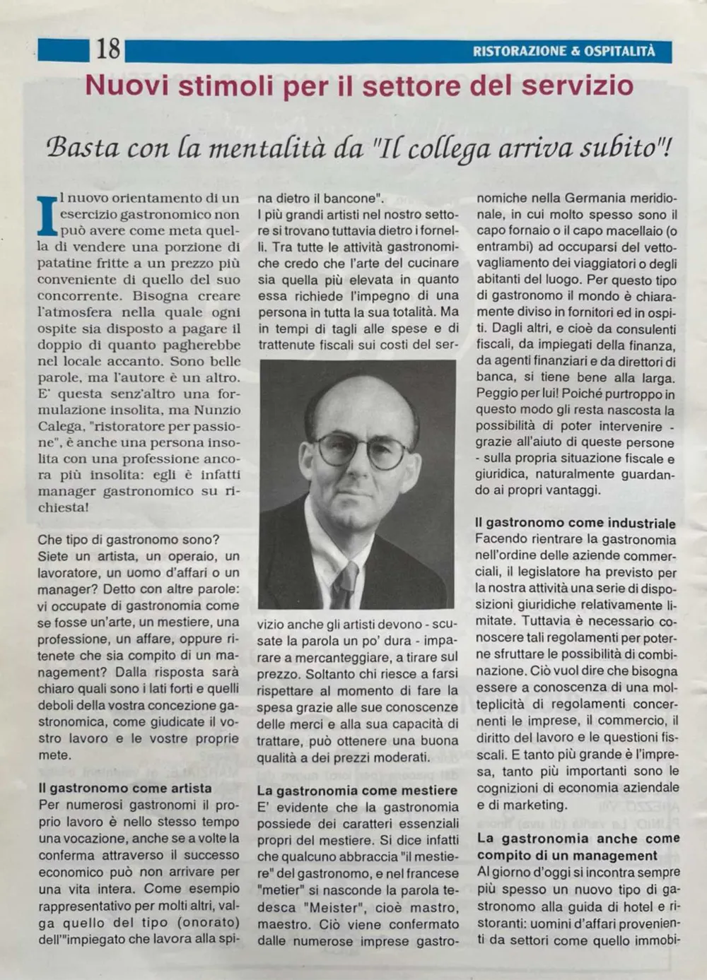 Article 2 written by Nunzio Calega - Part 1