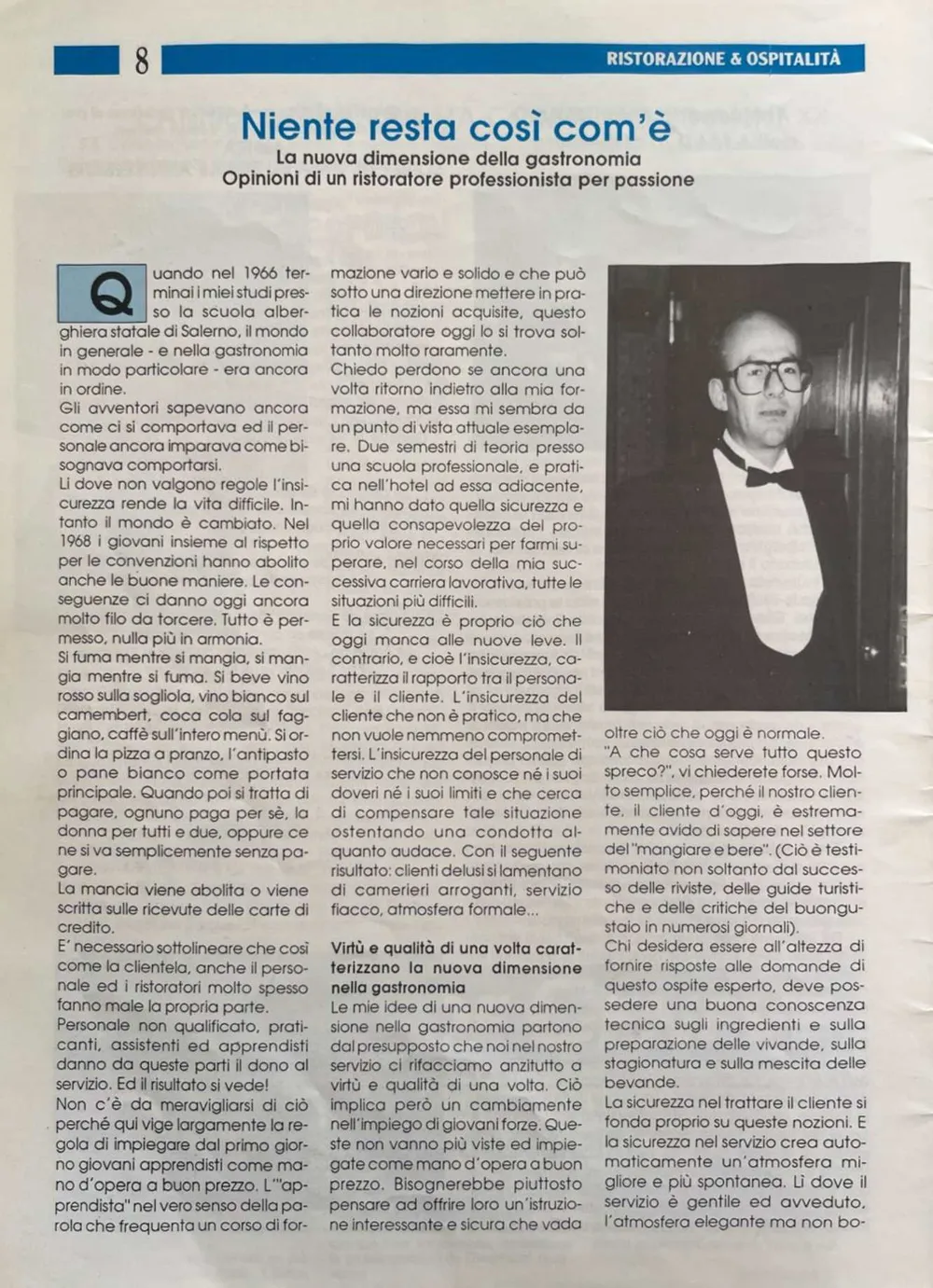 Article 3 written by Nunzio Calega - Part 1