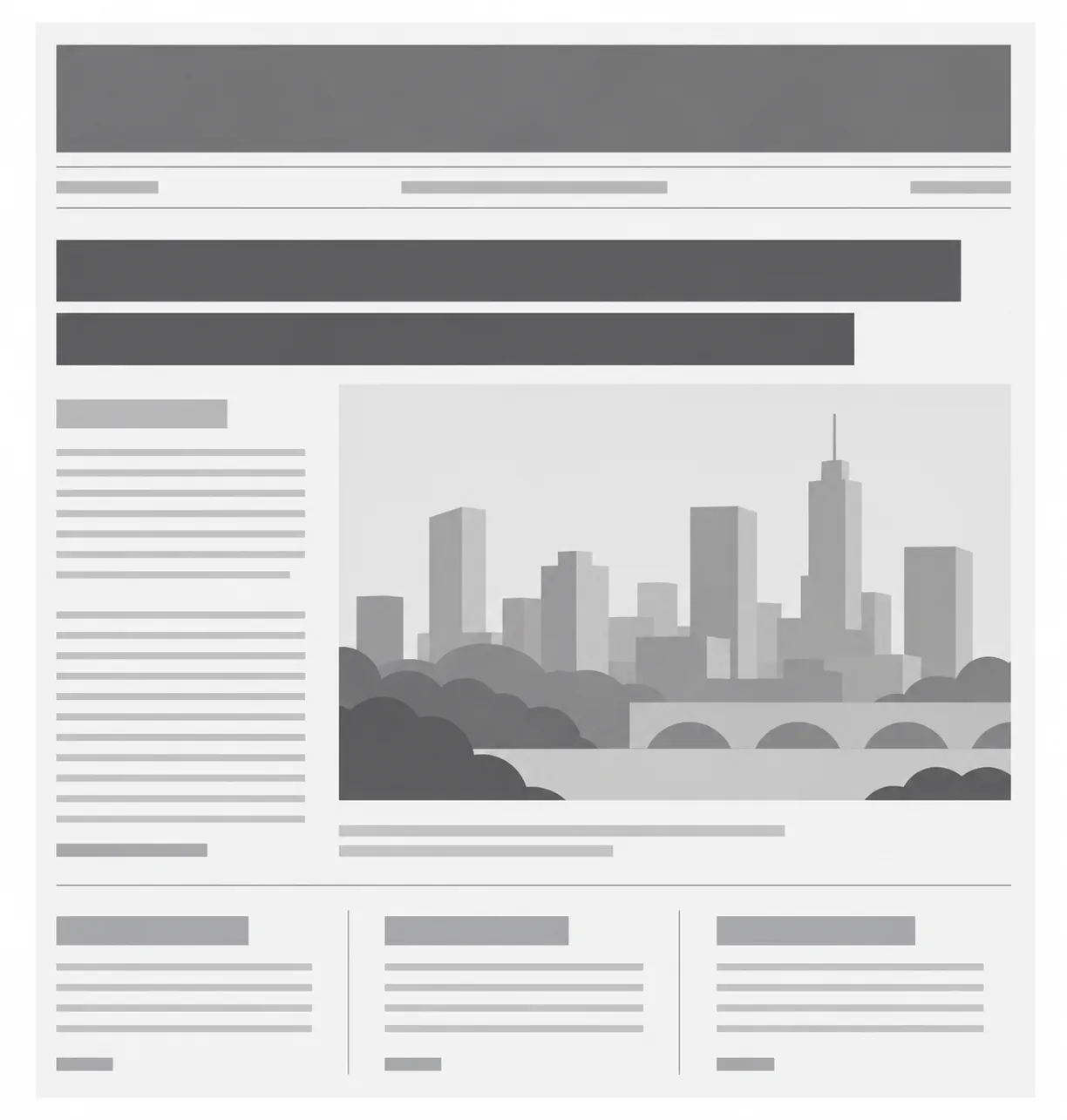 Placeholder image for article card